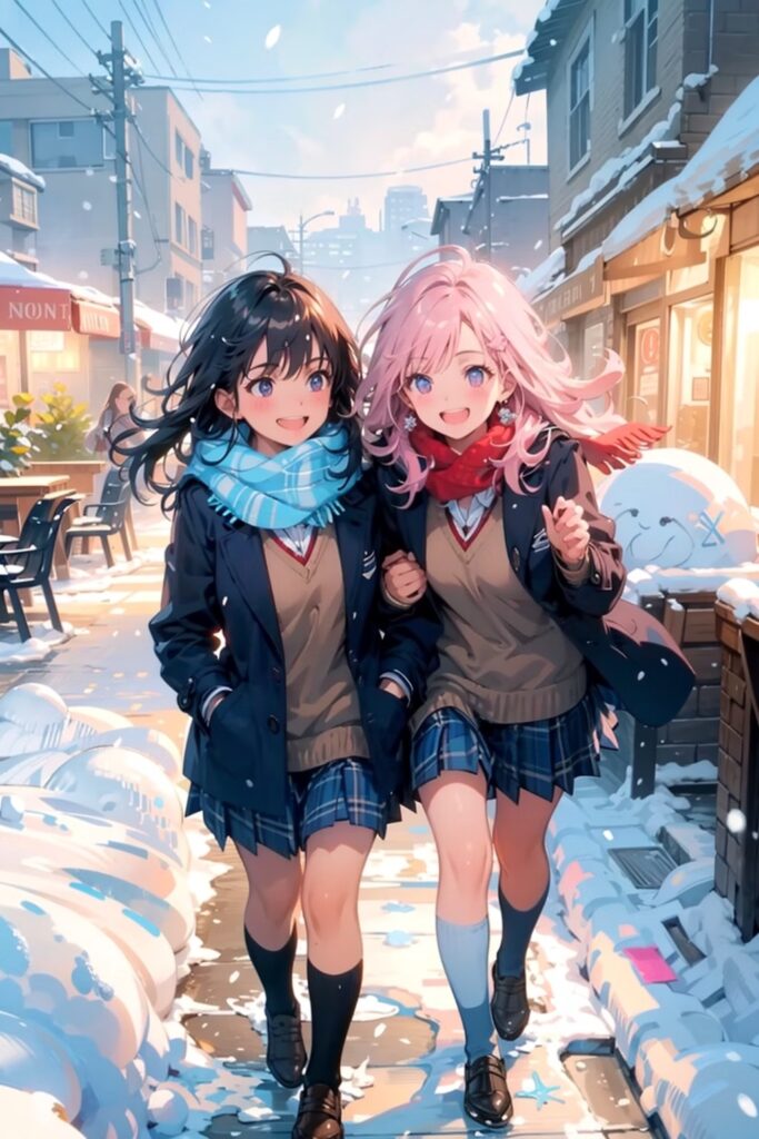 AI Illustration_Japanese high school girl Prompt_13