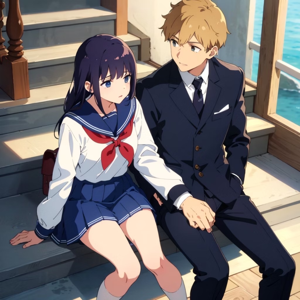 AI Illustration_Japanese high school girl Prompt_14