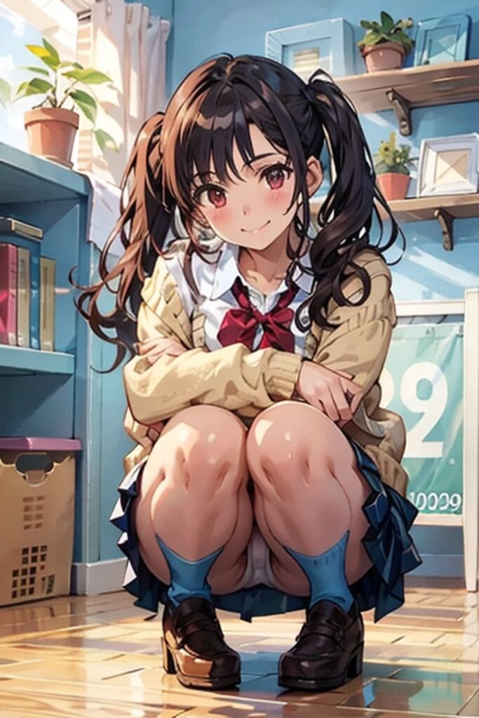 AI Illustration_Japanese high school girl Prompt_9