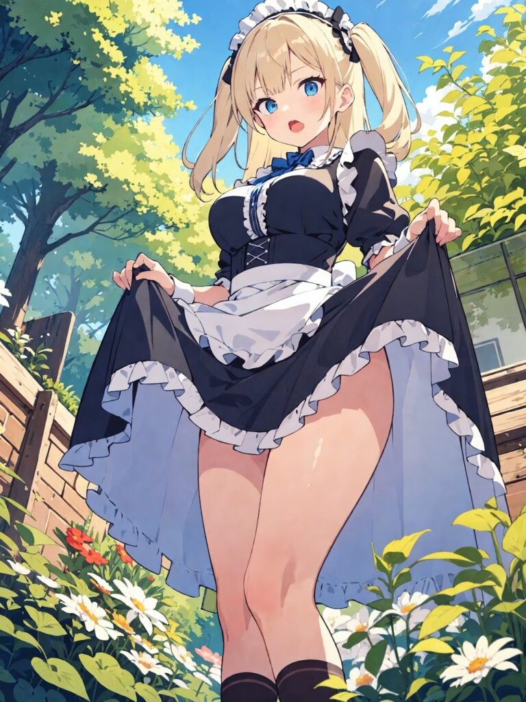 AI Illustration_maid_prompt_2