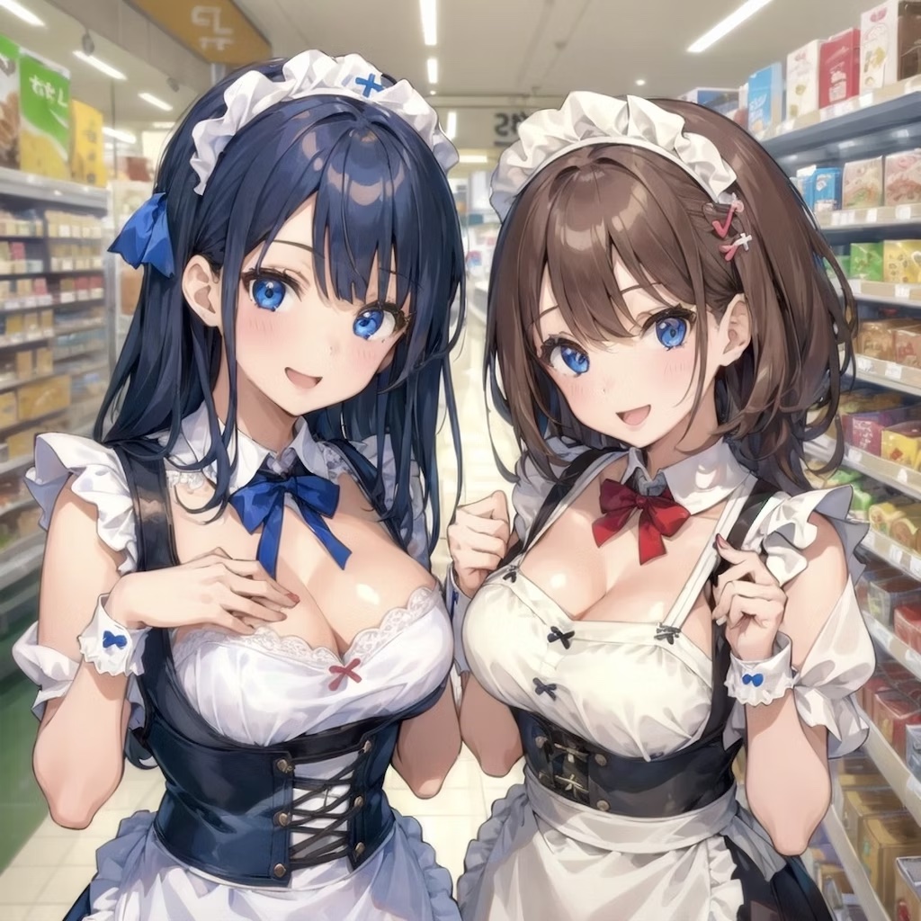 AI Illustration_maid_prompt_3