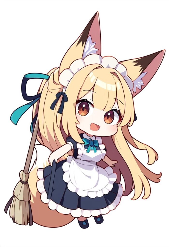 AI Illustration_maid_prompt_8