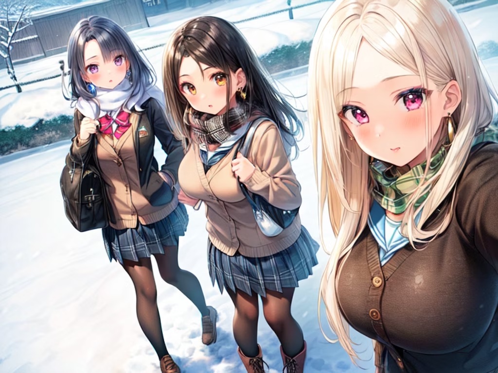 AI Illustration_Japanese high school girl Prompt_5