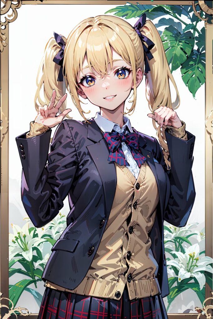 AI Illustration_Japanese high school girl Prompt_7